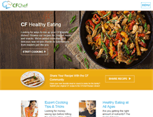Tablet Screenshot of chef4cf.com
